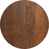 36. iCon - Copper painted metal, HPL 12 mm, okrugla